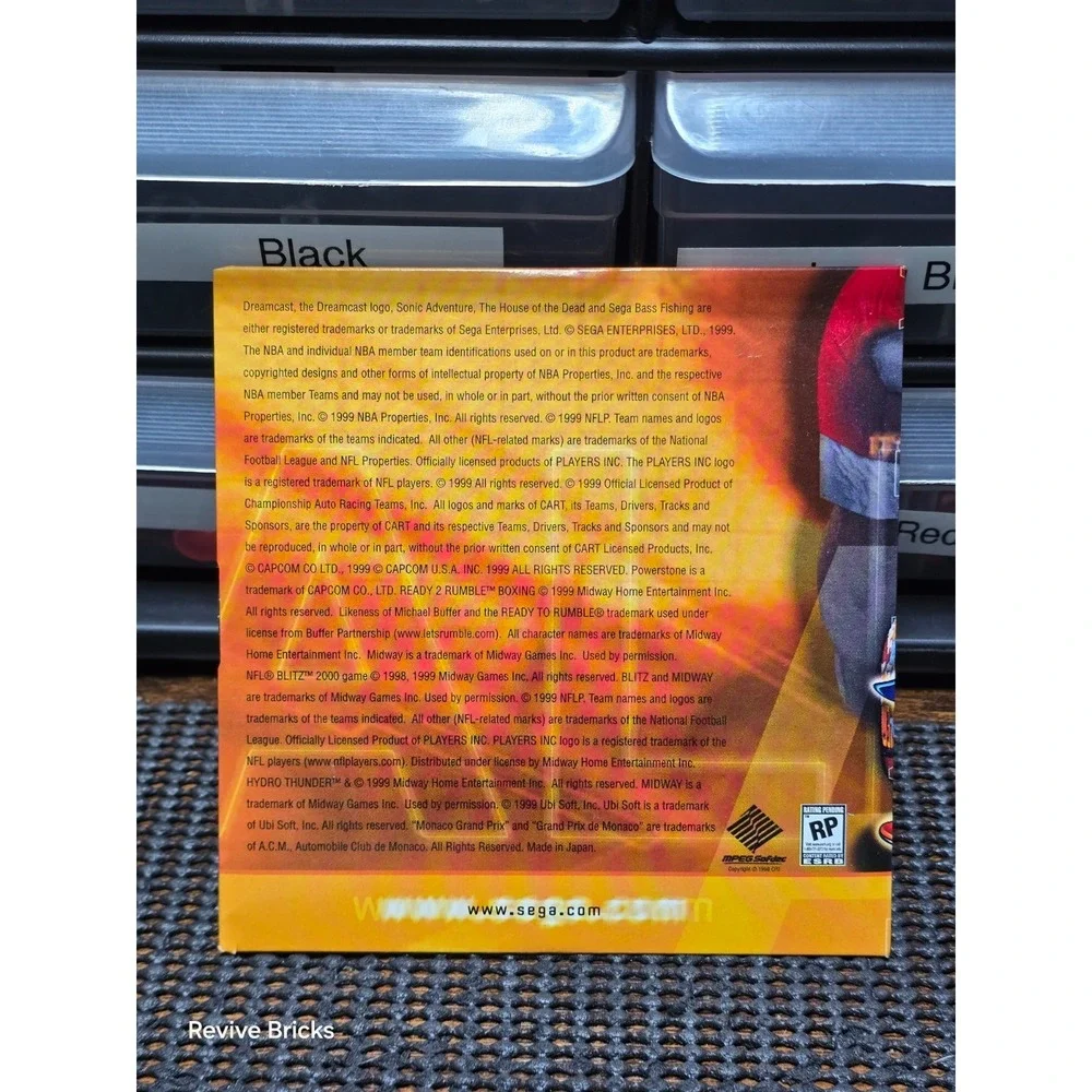 Sega Dreamcast 1999 Generator Vol. 1 Demo Disc Playable Bits & Video Clips‎